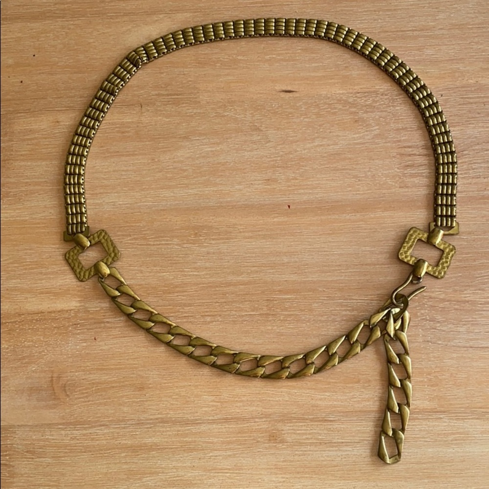 Vintage brass belt or necklace
